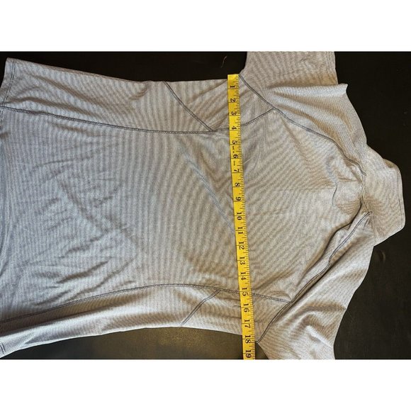 New RBX Size Medium Active Fleece 1/4 Zipper Pullover Mock Neck Long Sleeve Gray - Picture 9 of 9